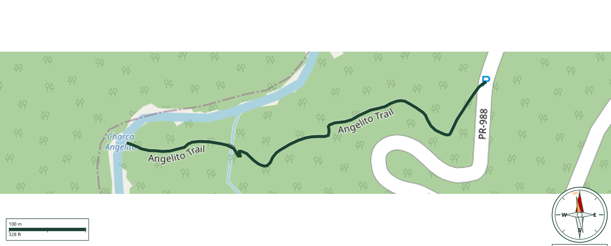 Mapa de Angelito Trail