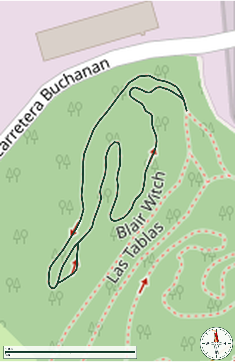 Mapa de Blair Witch