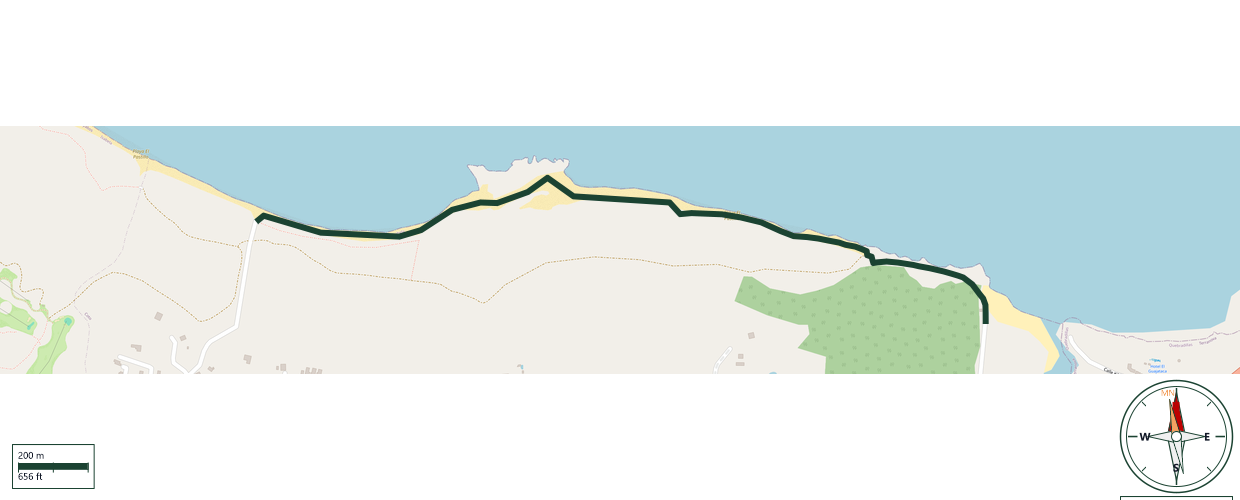 Mapa de Caminata del Túnel Guajataca