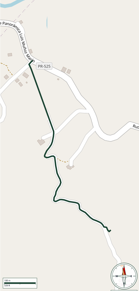 Mapa de Camino al Charco El Mangó