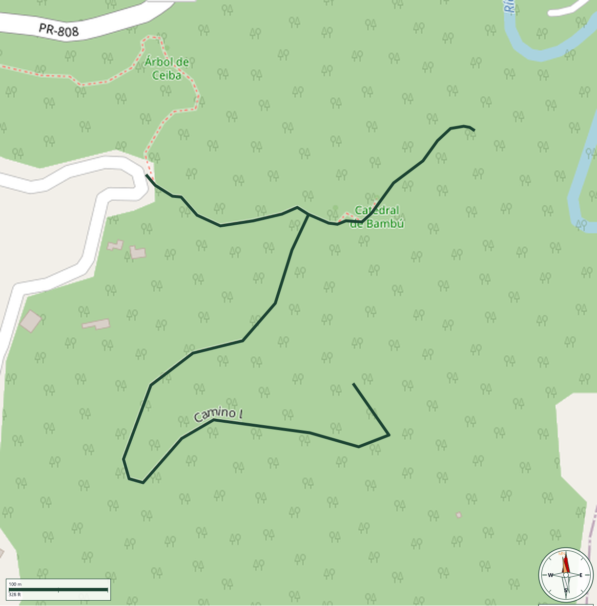 Mapa de Camino Doña Juana