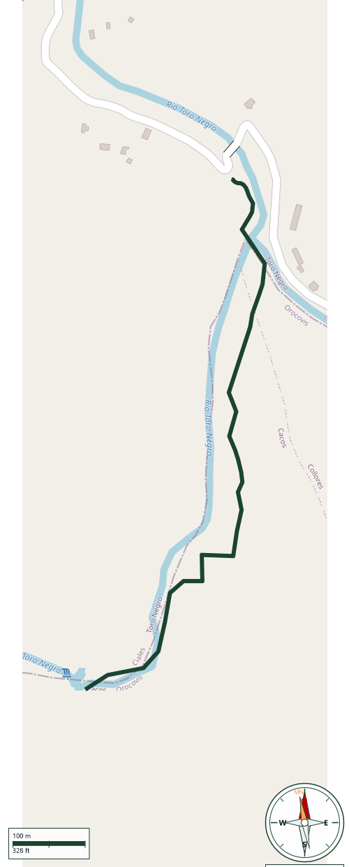 Map of Charco El Morón