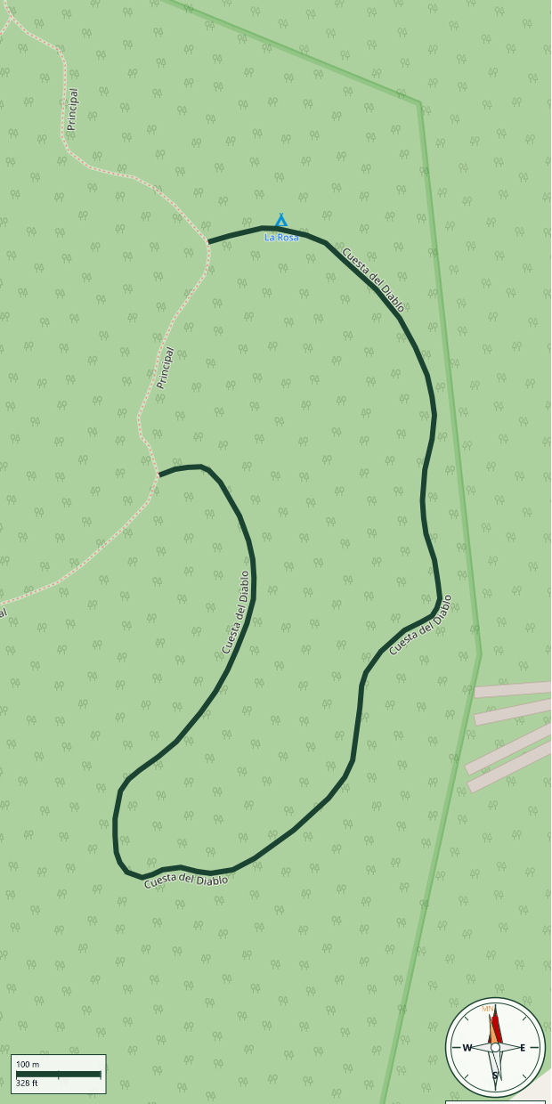 Mapa de Cuesta del Diablo