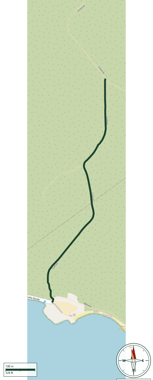 Mapa de Cuevas