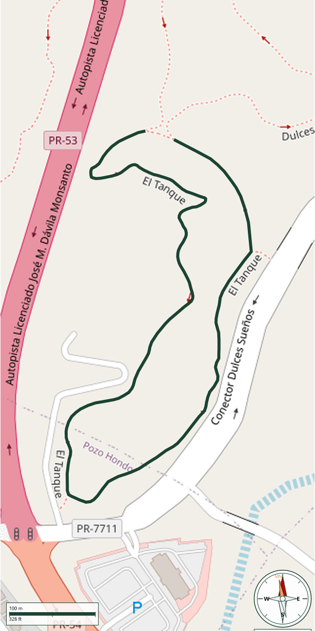 Mapa de El Tanque