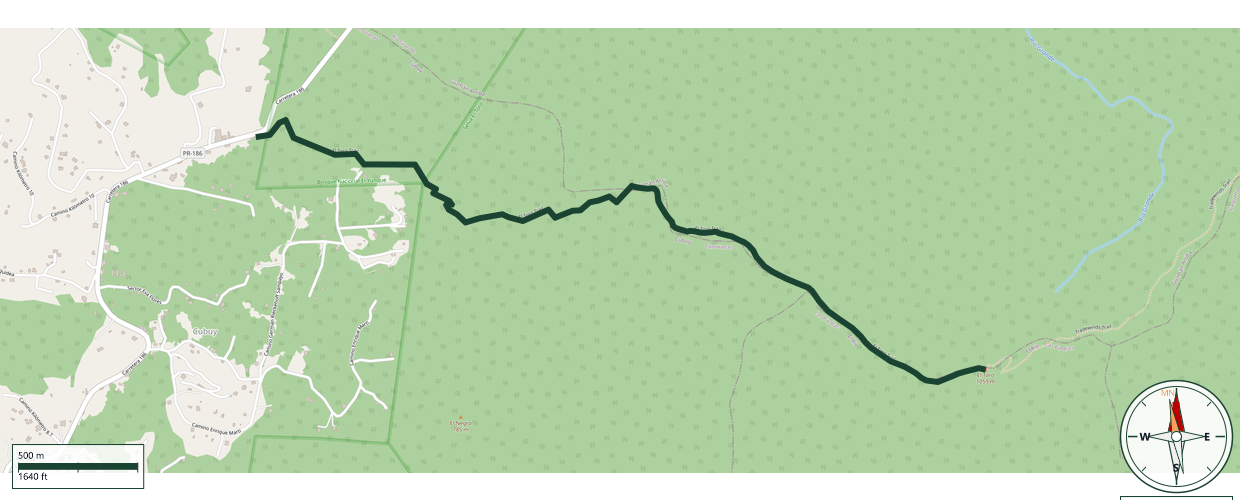 Mapa de El Toro Trail