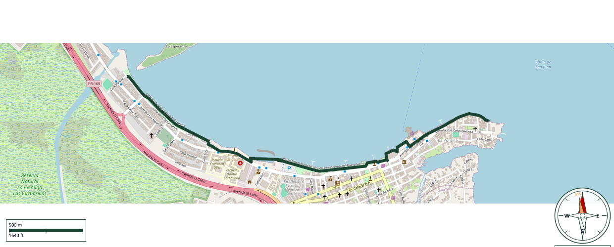 Map of Frente marítimo de Cataño