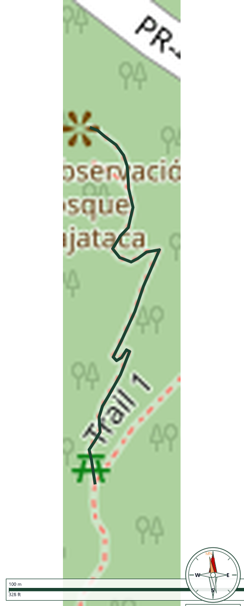 Mapa de Guajataca Observation Tower Trail