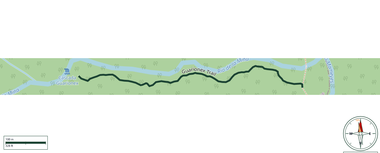 Mapa de Guarionex Trail