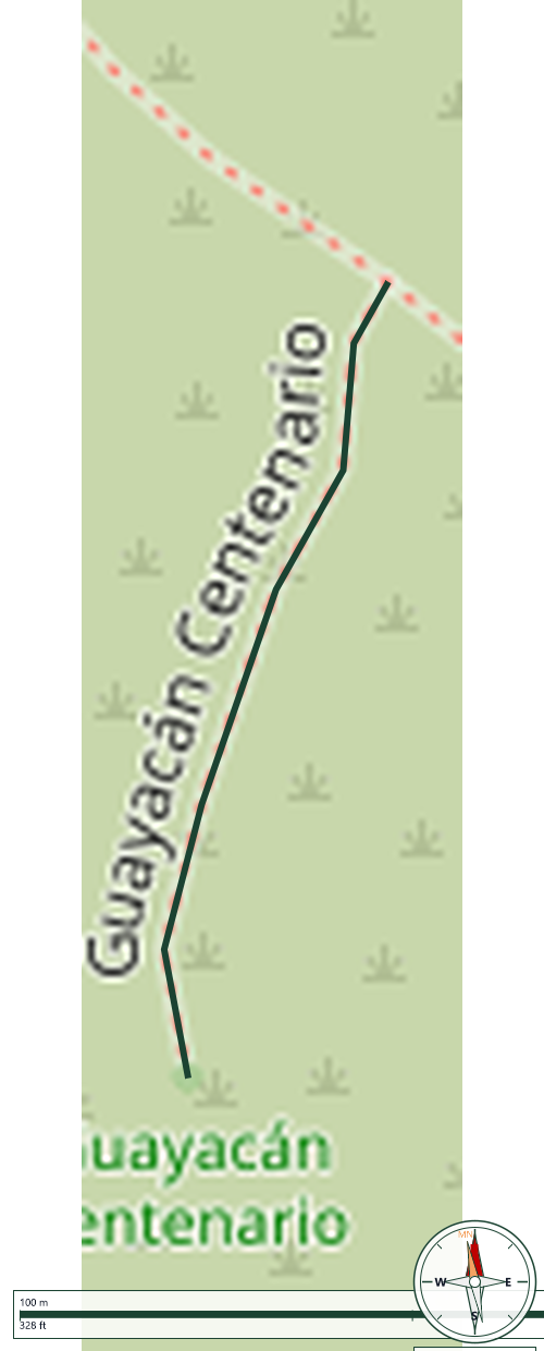 Mapa de Guayacán Centenario