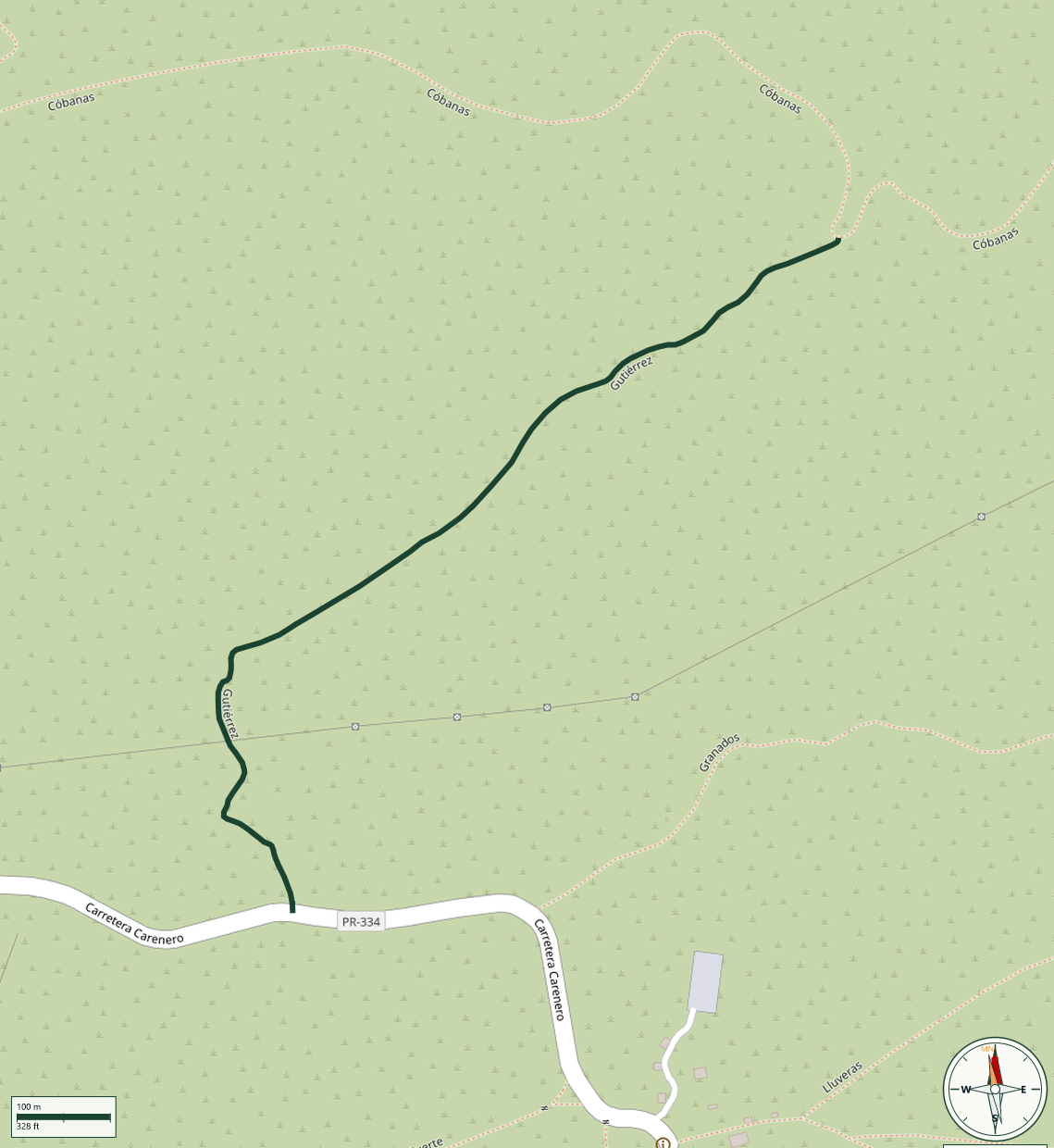 Mapa de Gutiérrez