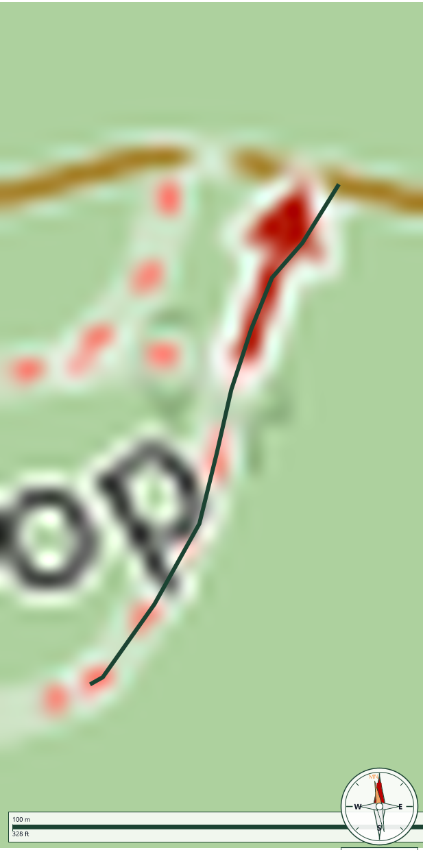 Mapa de La Catarata