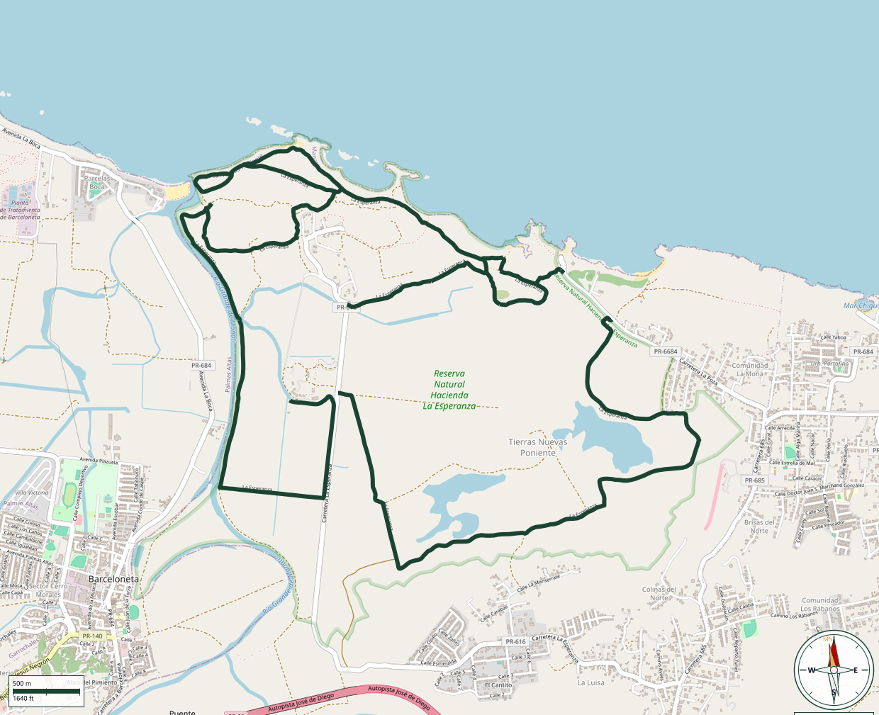 Mapa de La Esperanza