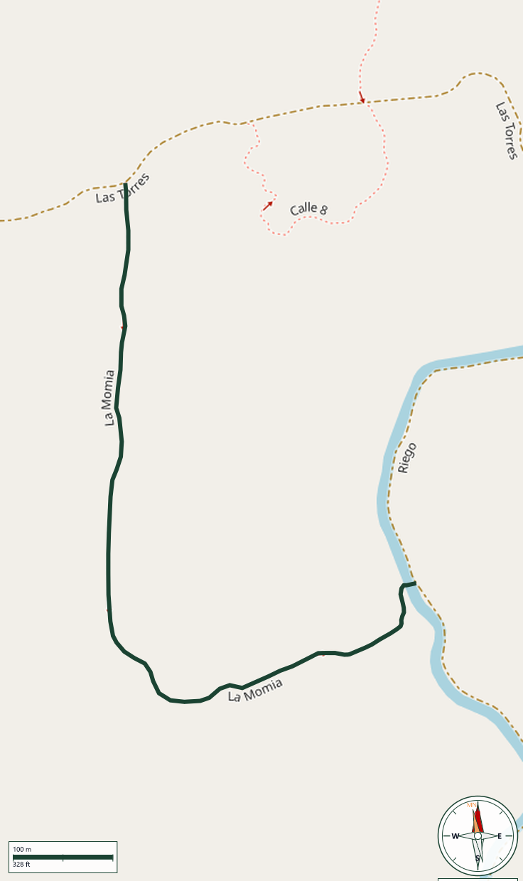 Mapa de La Momia