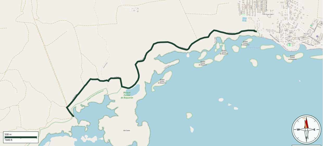 Mapa de La Pitahaya