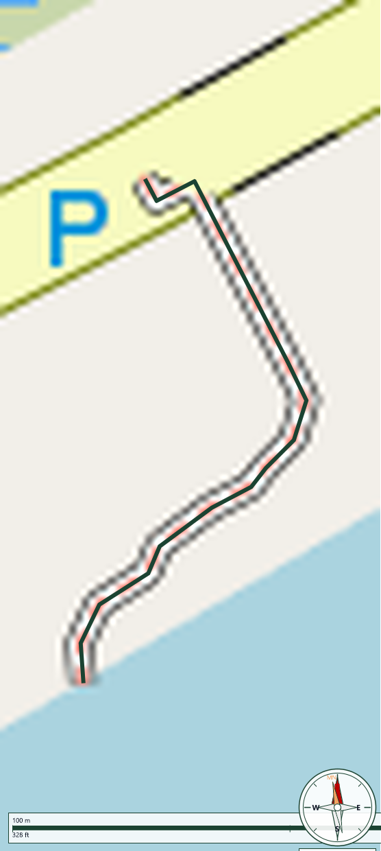 Mapa de Laguna Kiani Boardwalk