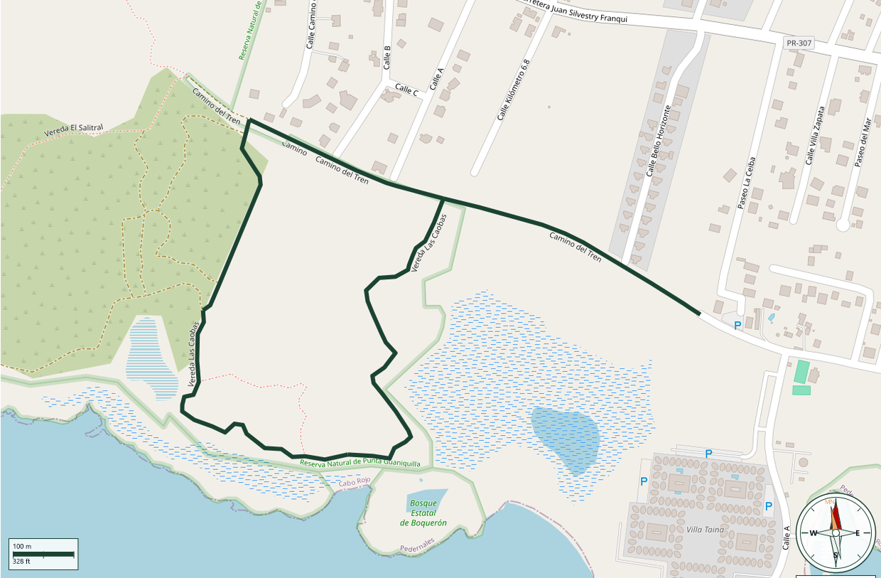 Mapa de Las Caobas