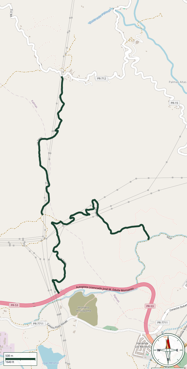 Mapa de Las Torres