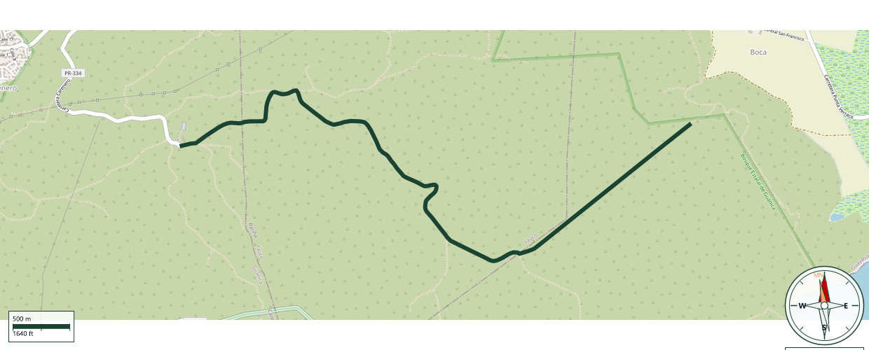Mapa de Lluveras