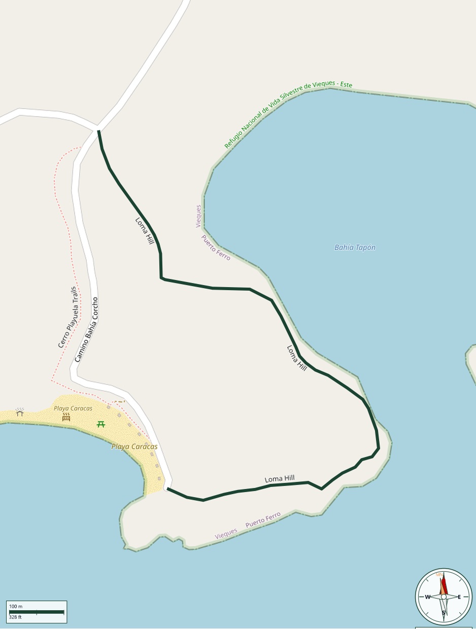 Mapa de Loma Hill