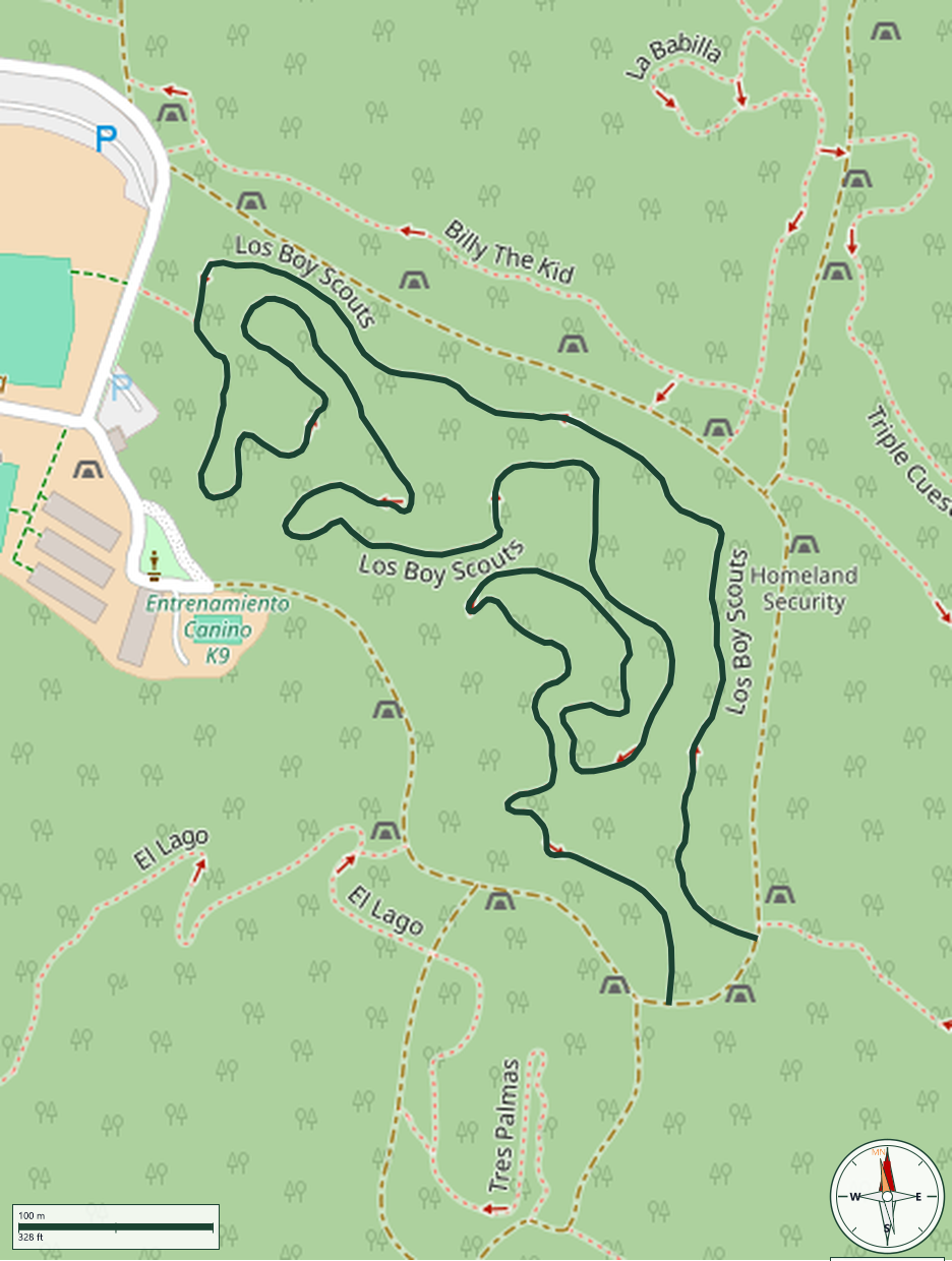 Mapa de Los Boy Scouts