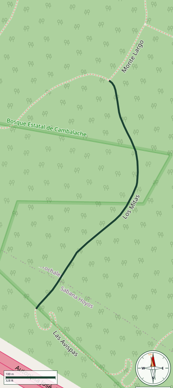 Mapa de Los Mitas