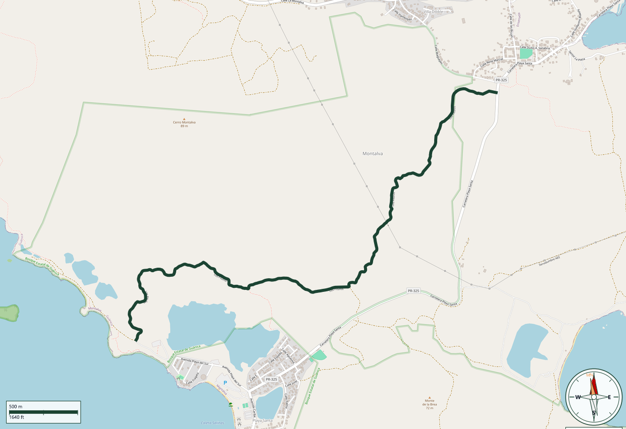 Map of Los Pitufos