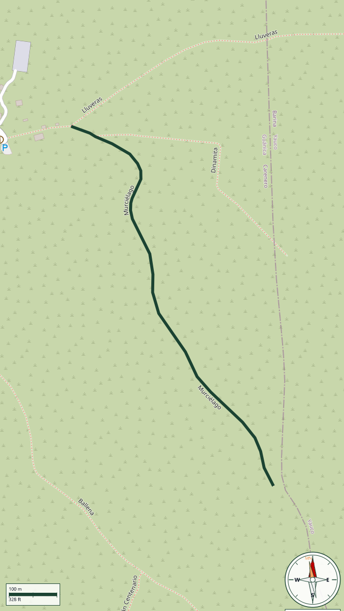 Mapa de Murciélago