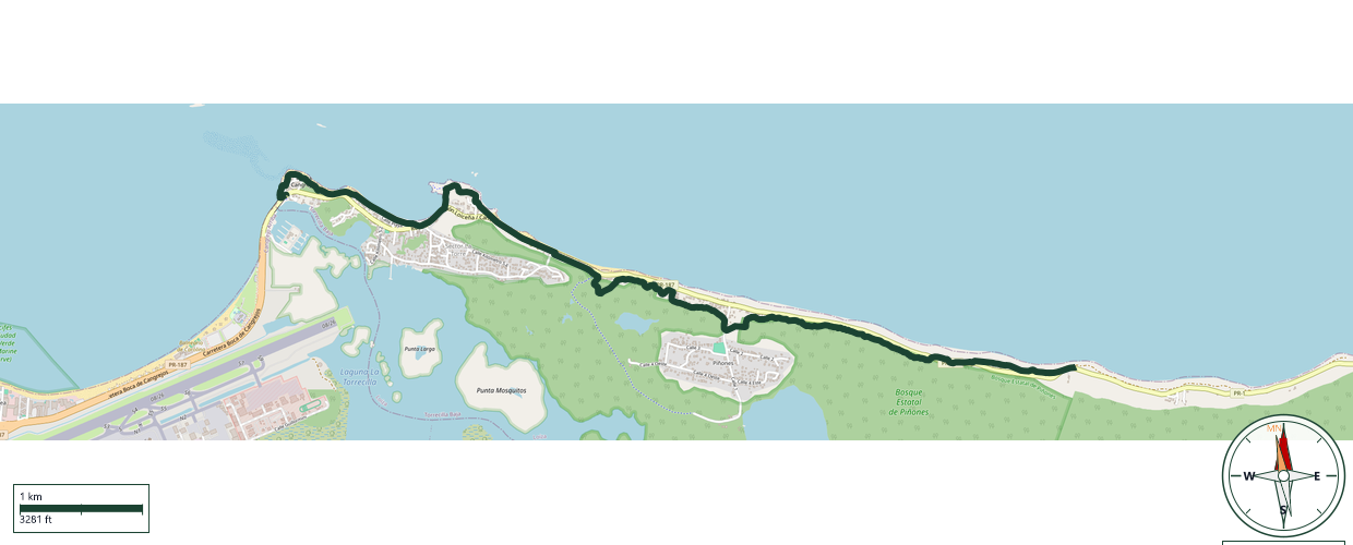 Mapa de Paseo Roberto Clemente Walker (Paseo Piñones)