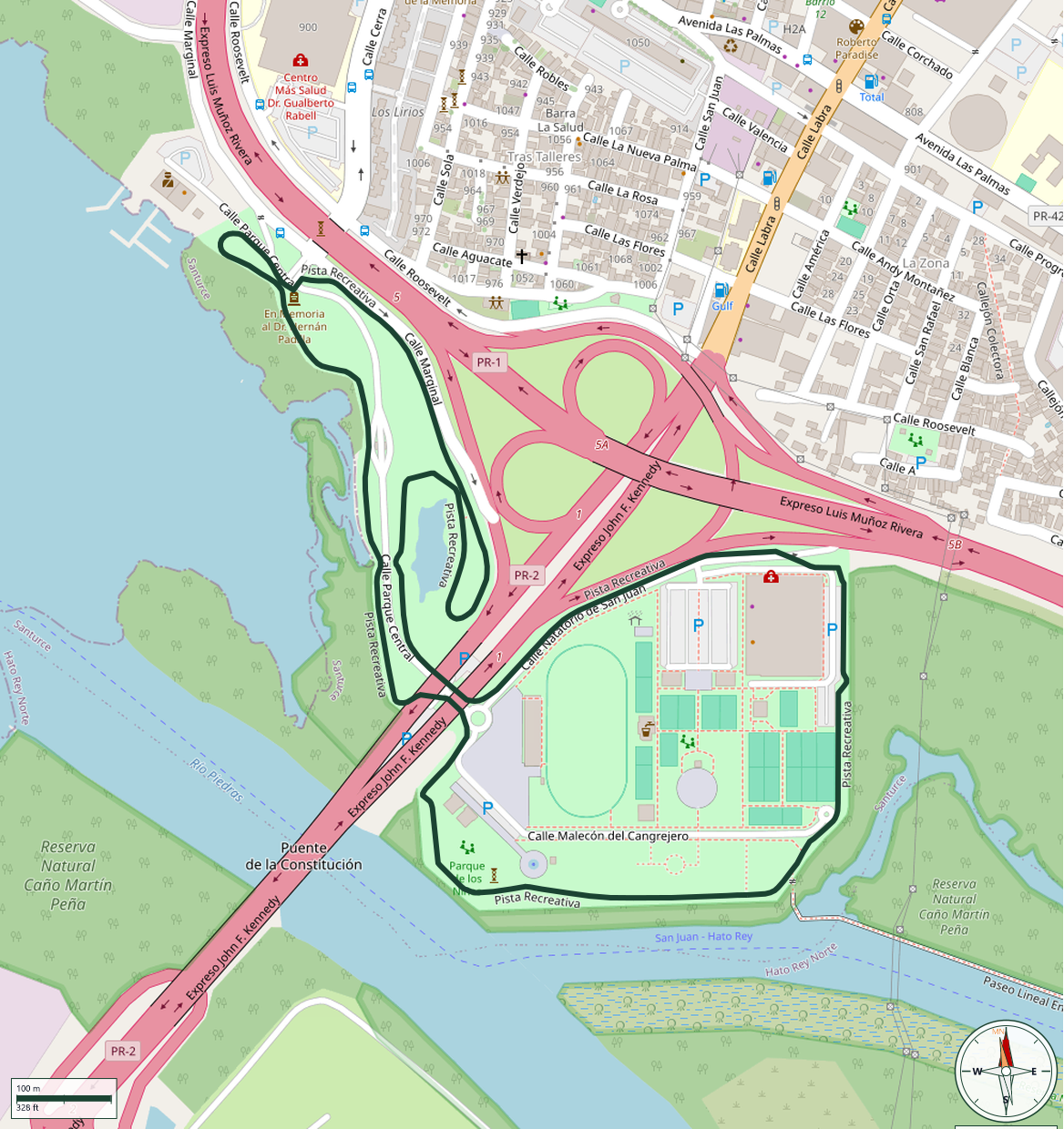 Mapa de Pista Recreativa