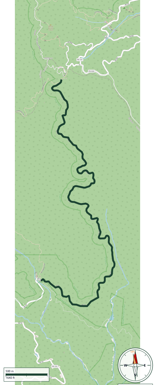 Mapa de PR-191