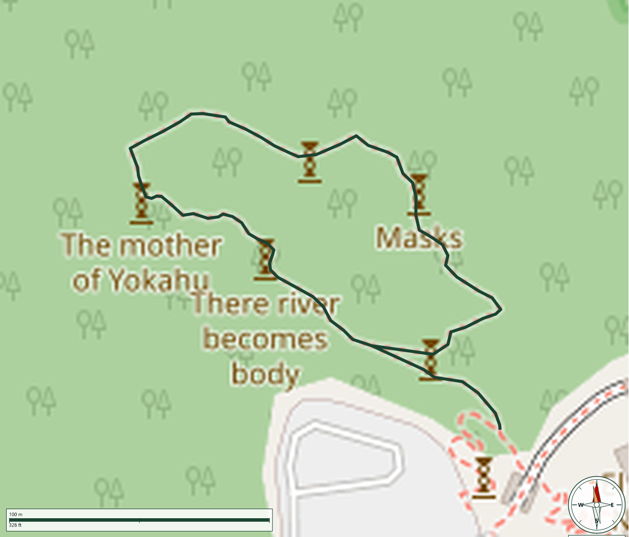 Mapa de Science & Conservation Trail