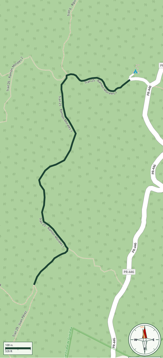 Mapa de Trail 25 - Ramón Morales 1