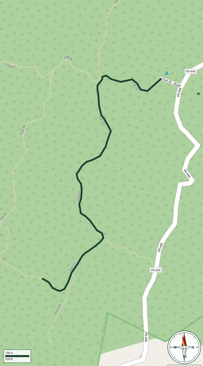 Mapa de Trail 25