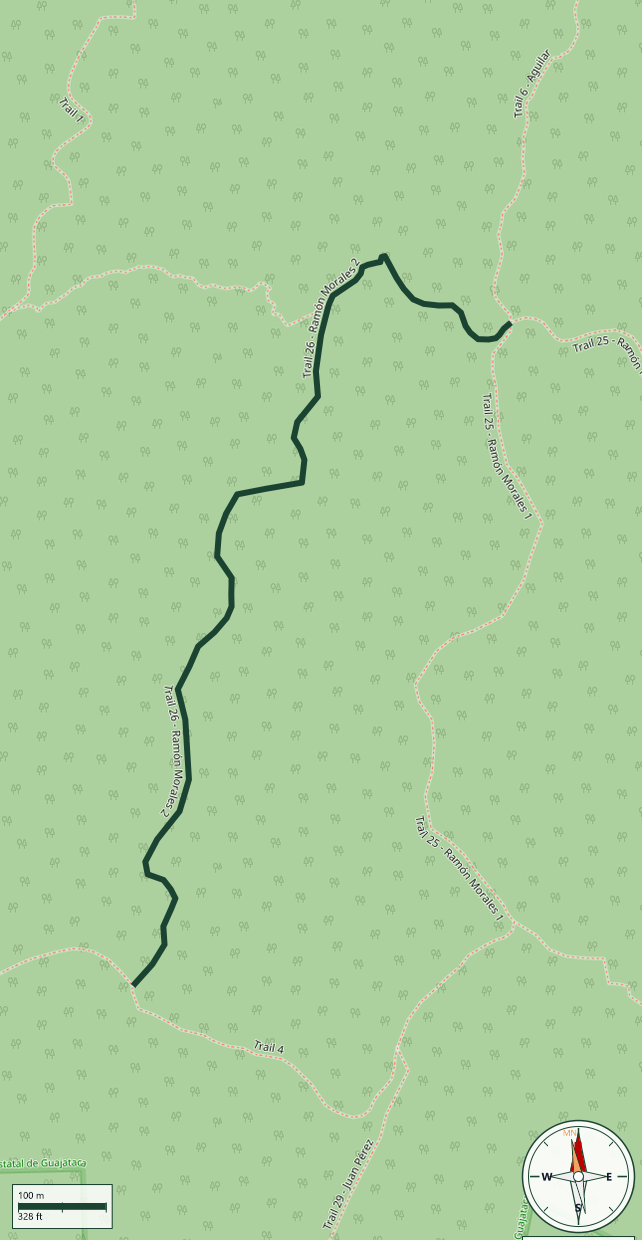 Map of Trail 26 - Ramón Morales 2