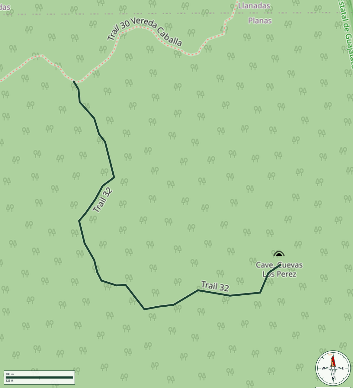 Mapa de Trail 32