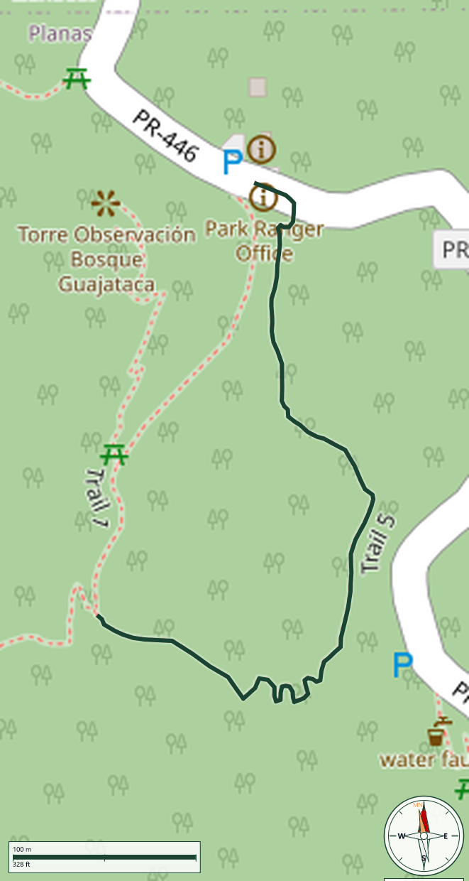 Mapa de Trail 5