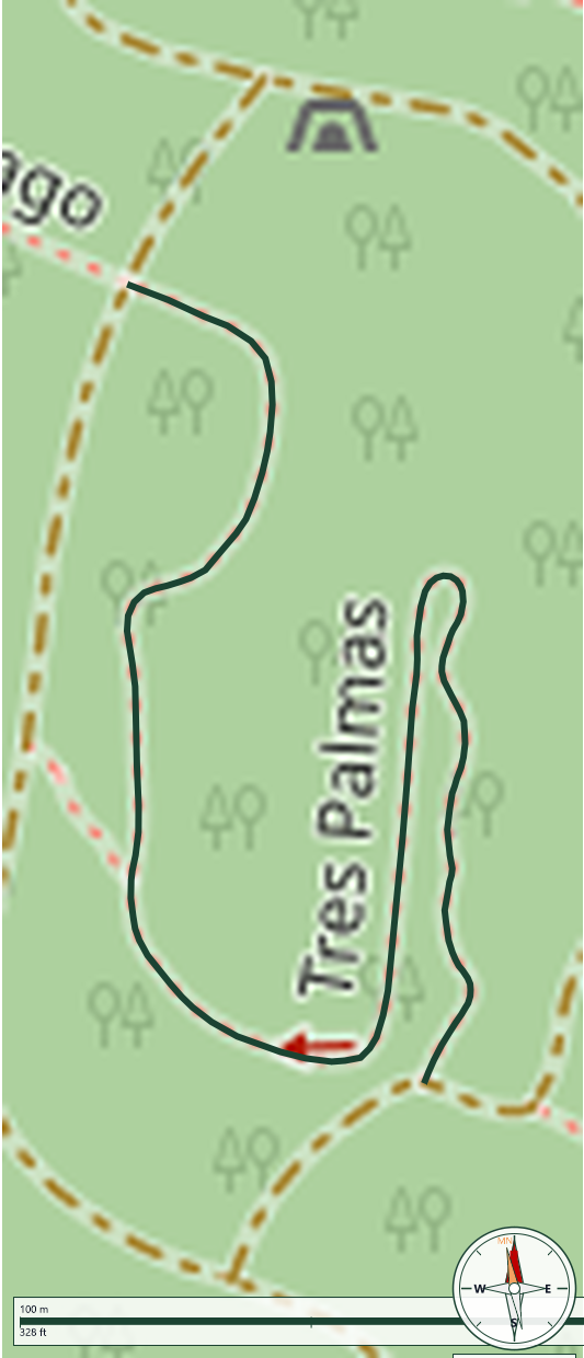 Mapa de Tres Palmas