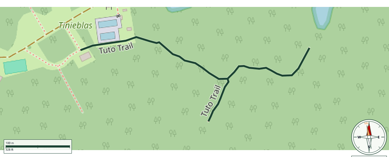 Mapa de Tuto Trail