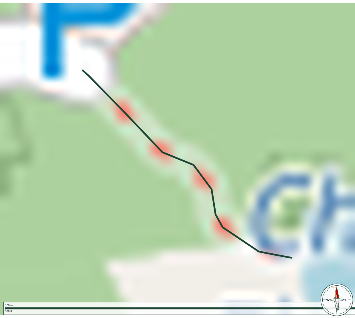 Map of Vereda a Charca El Hippie