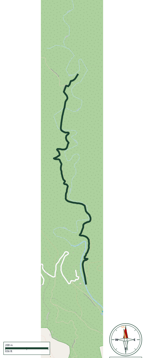 Mapa de Vereda al Rio