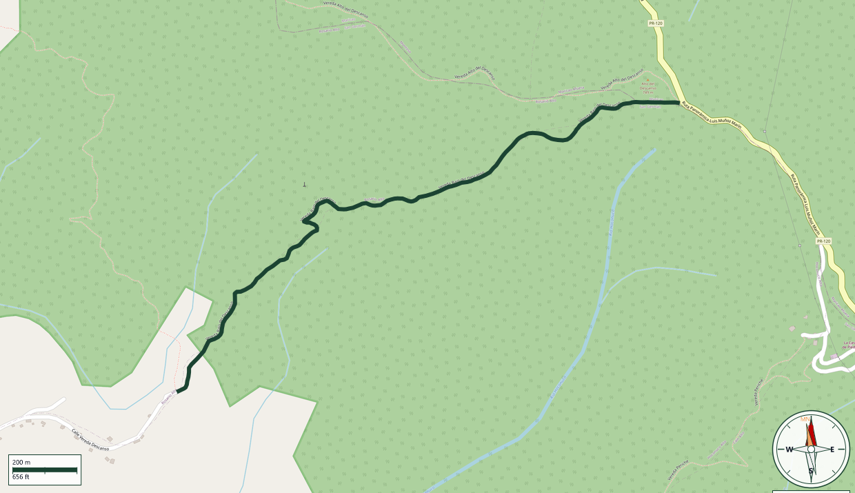 Mapa de Vereda Bajo del Descanso
