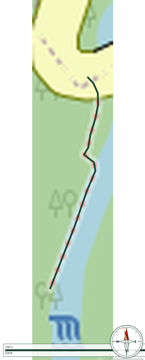Mapa de Vereda Cascada Las Delicias