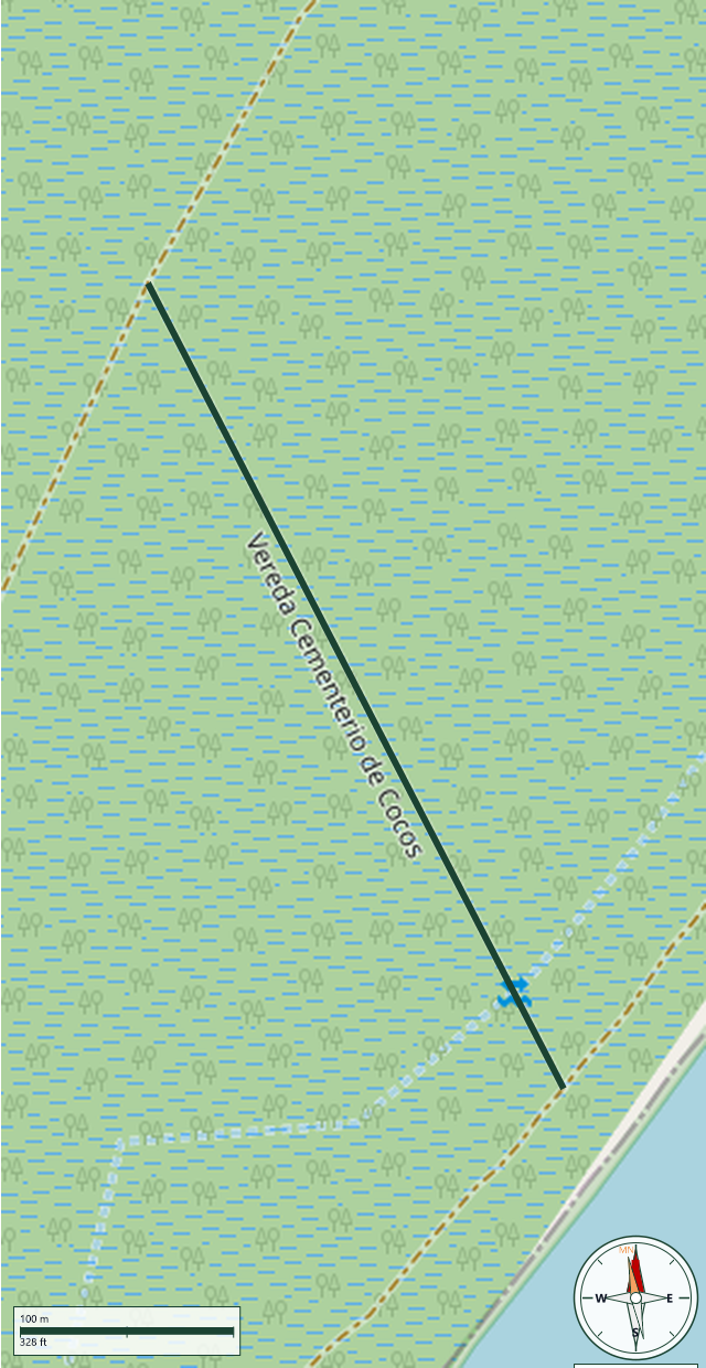 Mapa de Vereda Cementerio de Cocos