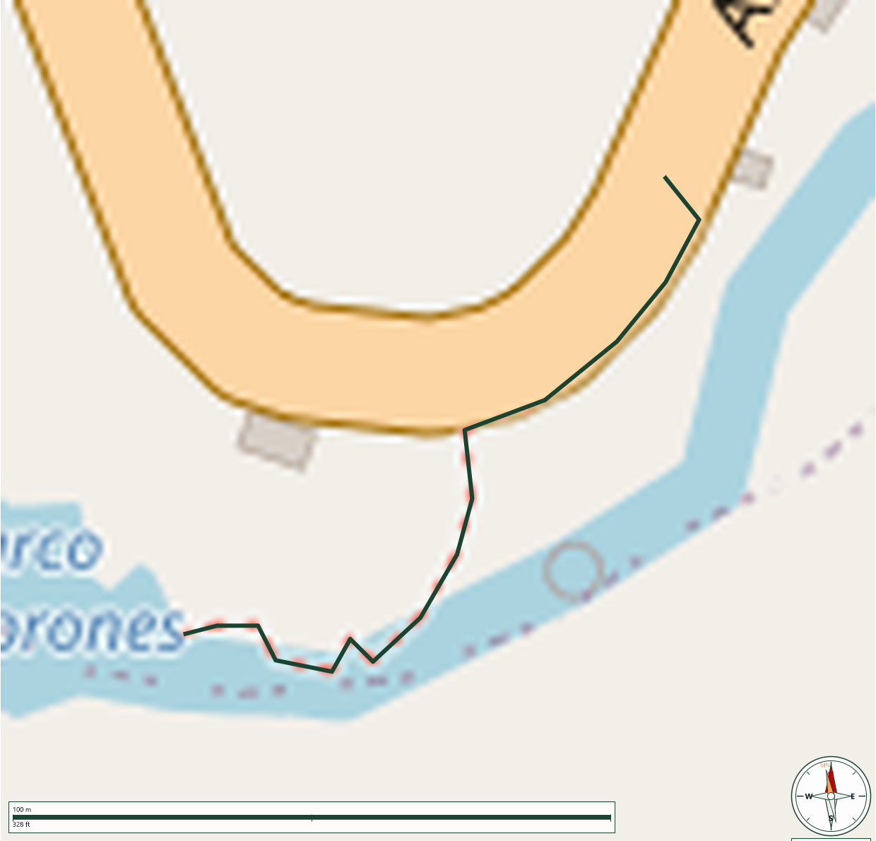 Mapa de Vereda Charco Los Morones
