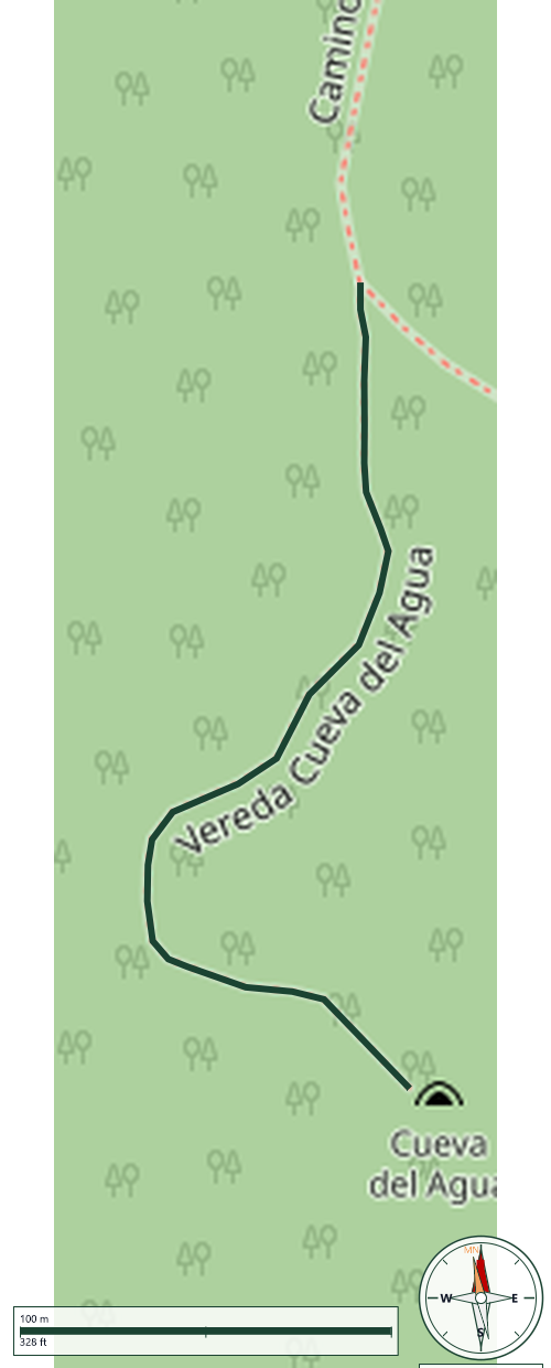 Mapa de Vereda Cueva del Agua