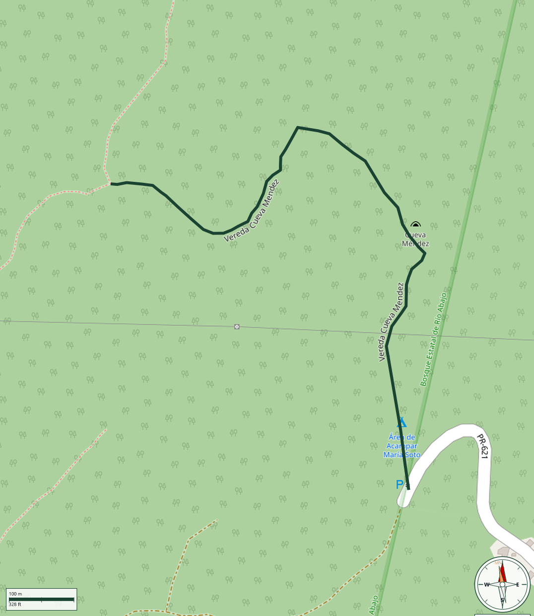 Mapa de Vereda Cueva Mendez