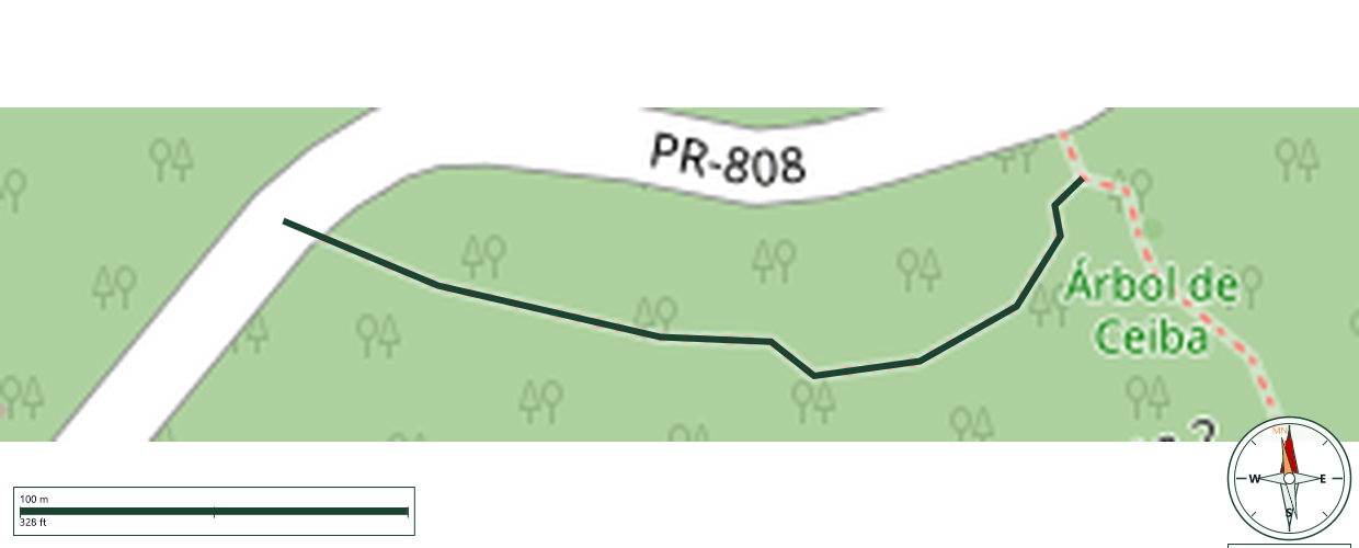 Map of Vereda de los Granadillos