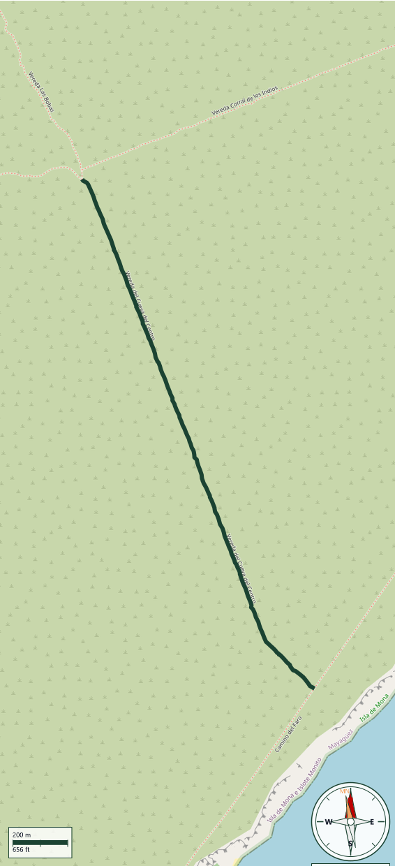 Mapa de Vereda del Cueva del Centro