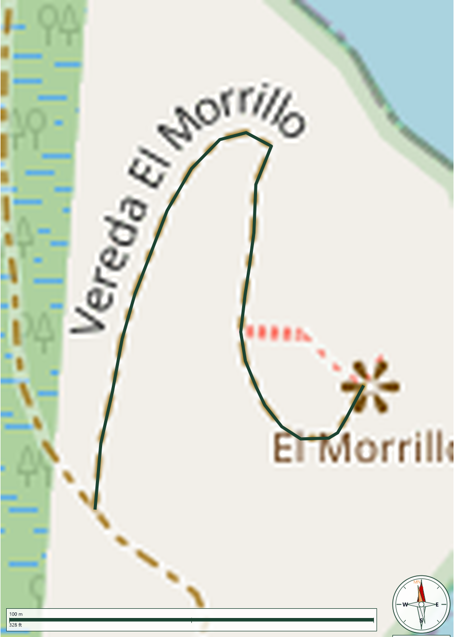 Map of Vereda El Morrillo